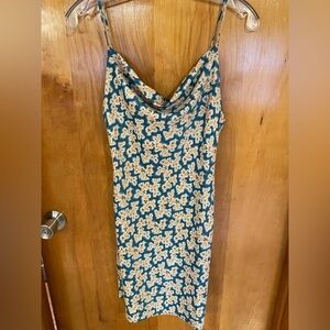 Urban Outfitters Scoop Cowl Neck Floral Dress